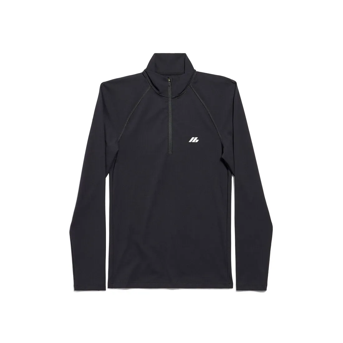      Activewear Fitted Zip-up Jacket in Black 