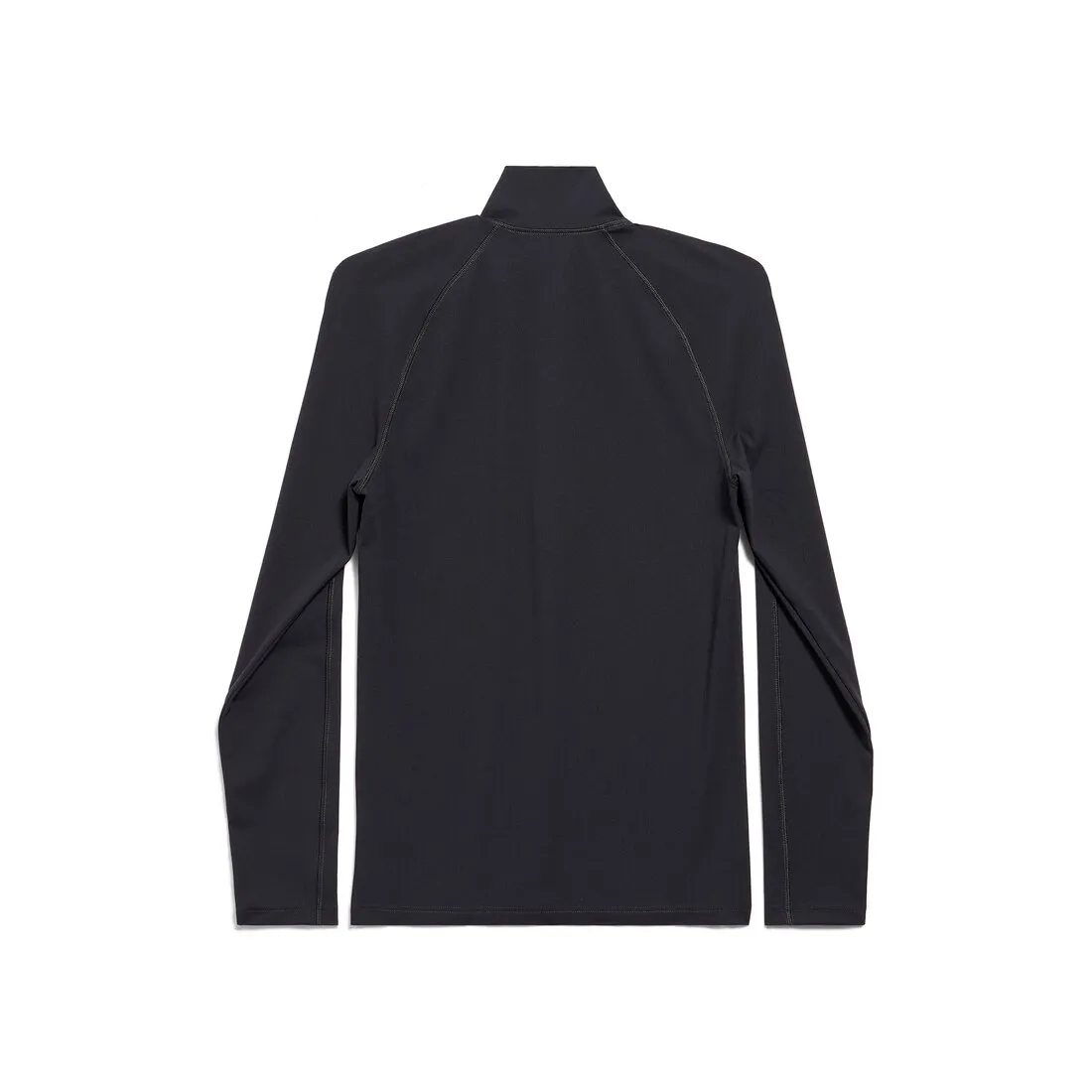      Activewear Fitted Zip-up Jacket in Black 