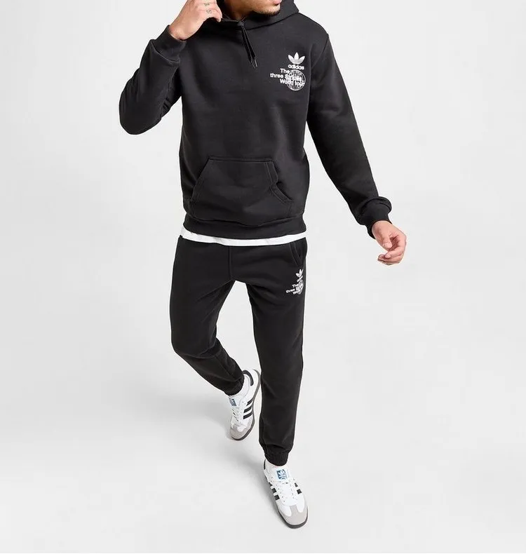 adidas  |Pullovers Unisex Street Style Long Sleeves Plain Cotton Logo