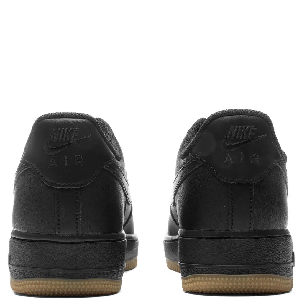 Air Force 1 '07 - Black/Black/Gum Light Brown