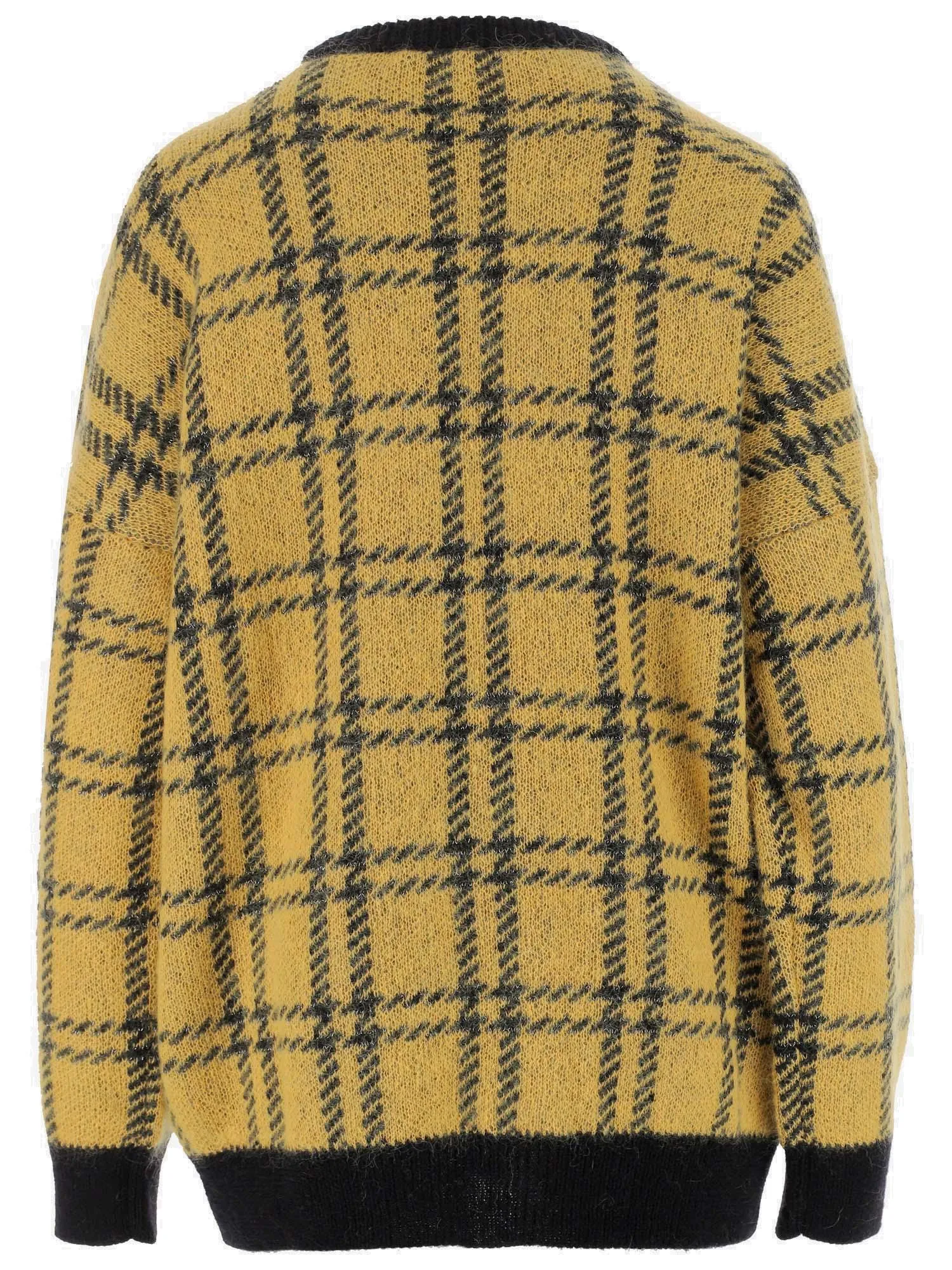 Alessandra Rich Metallic Checked Cardigan