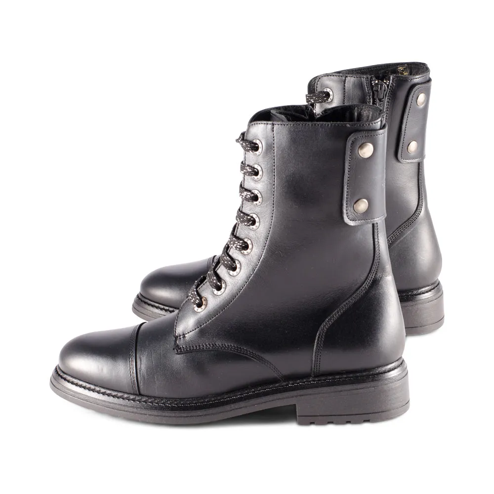 Alina Black Leather F23