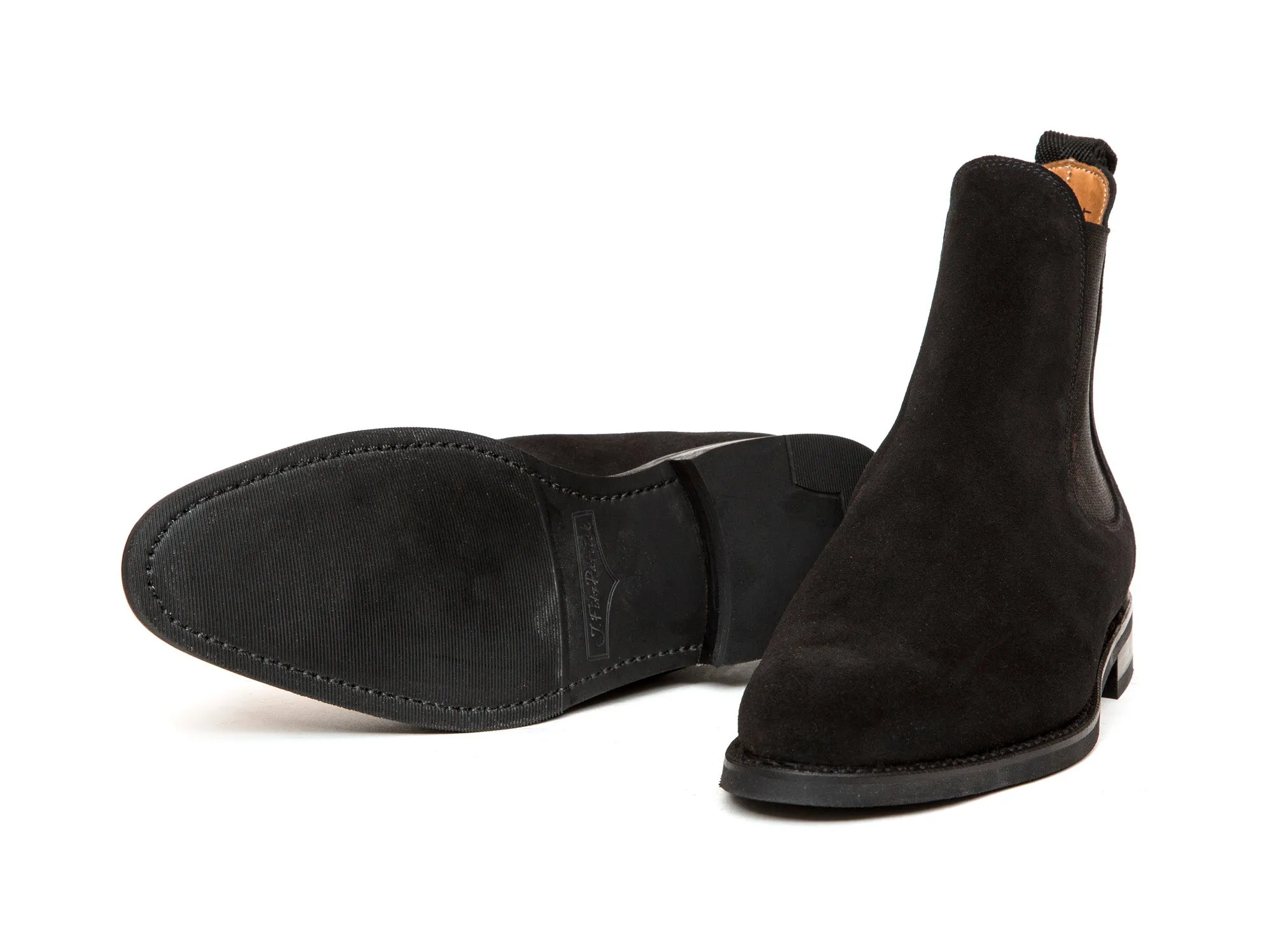 Alki - MTO - Black Suede - NGT Last - City Rubber Sole