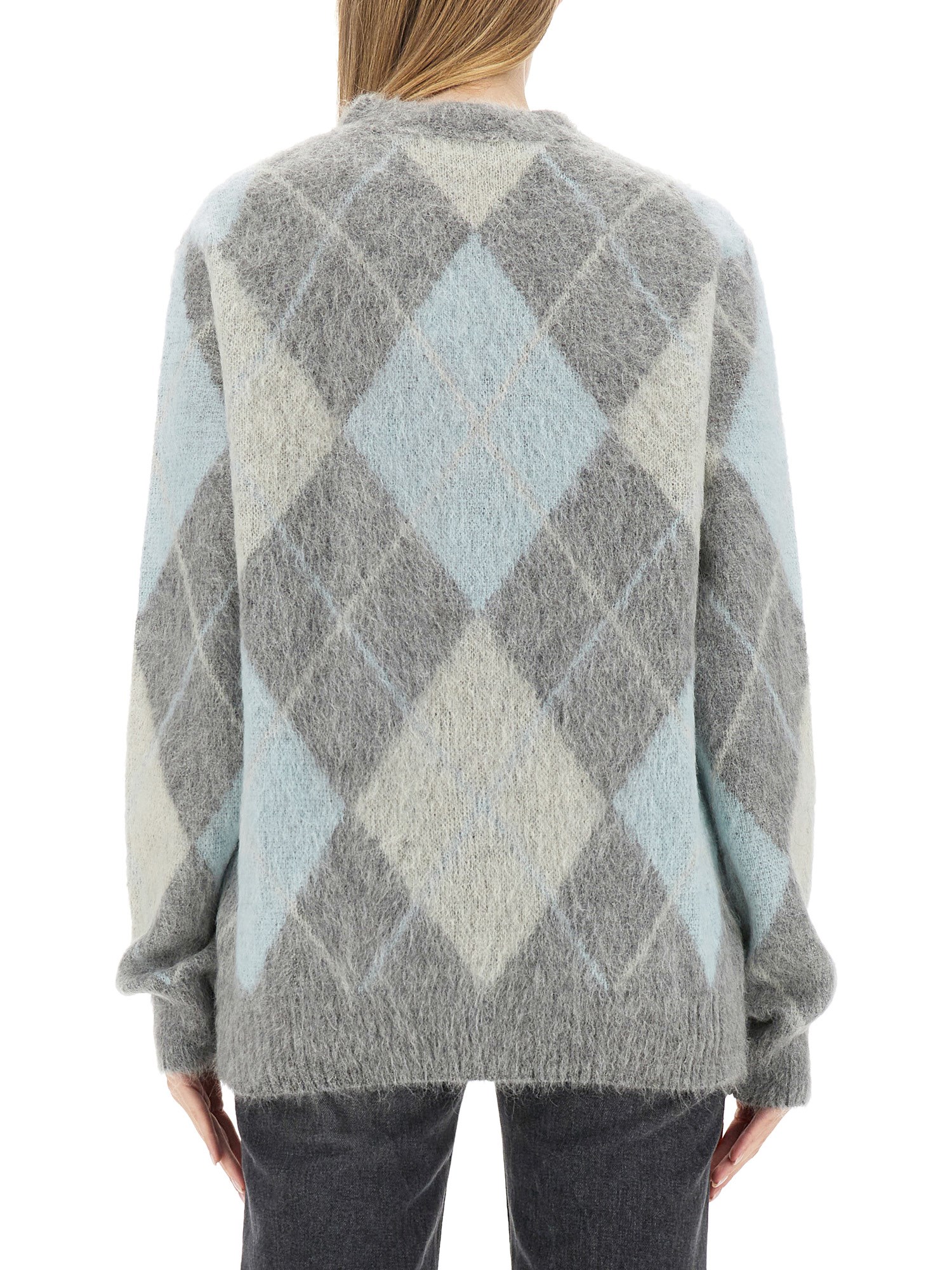 AMI PARIS    MOHAIR BLEND CARDIGAN