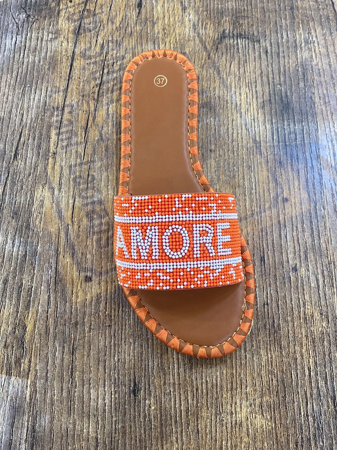 Amore Beaded Sandals