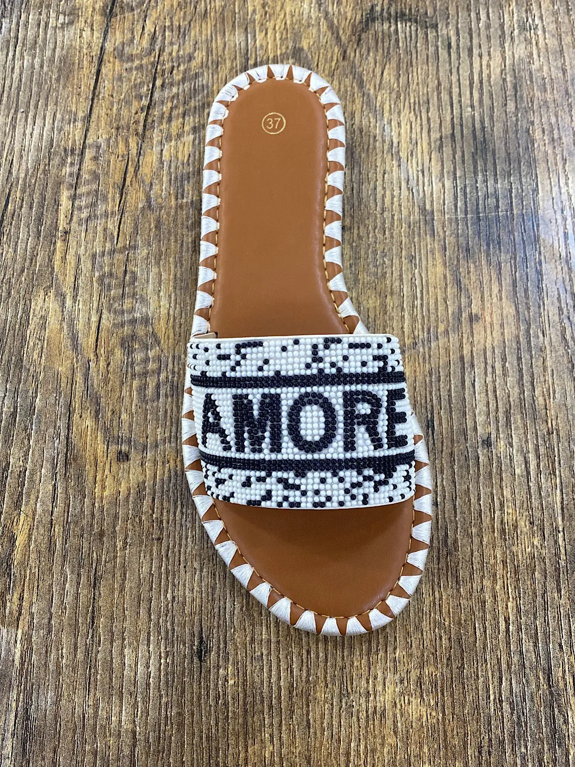 Amore Beaded Sandals