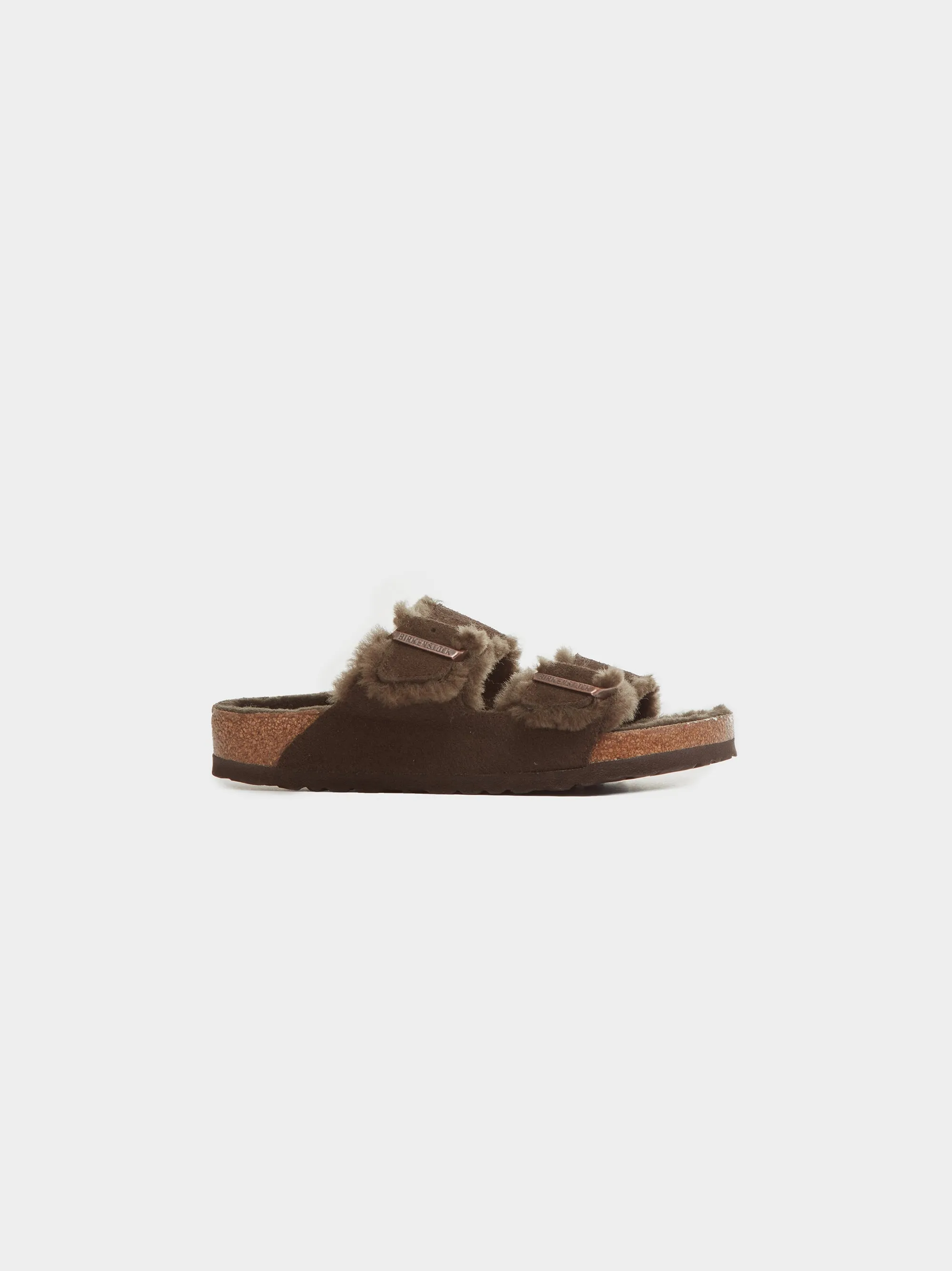 Arizona Shearling Suede Leather, Mocha