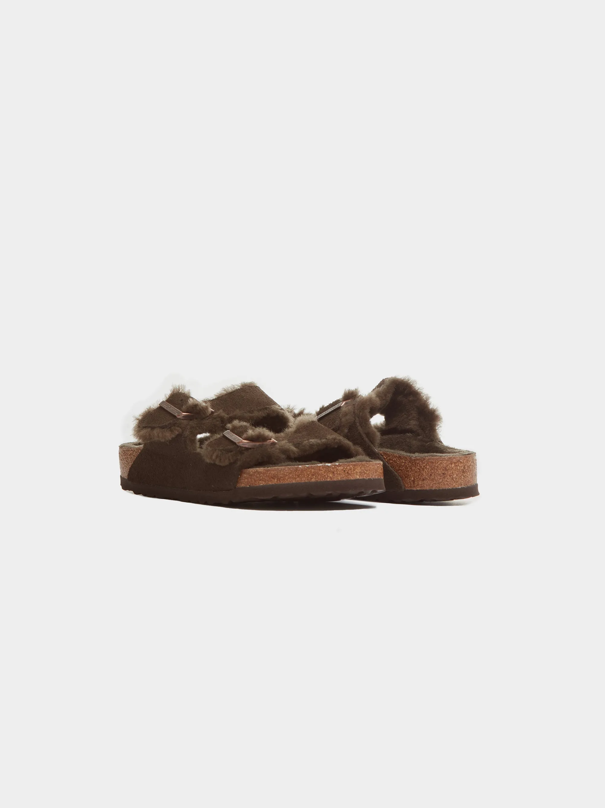 Arizona Shearling Suede Leather, Mocha