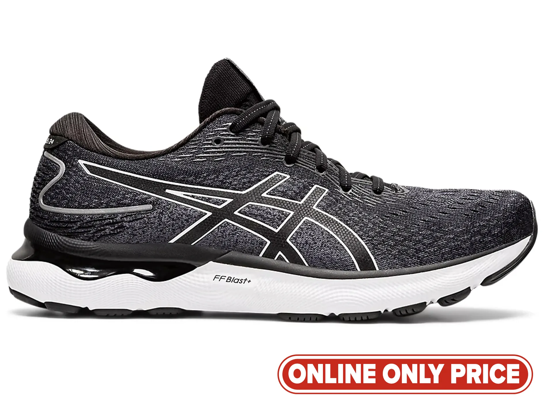 Asics Mens Nimbus 24 (4E Width)  1011B363 001