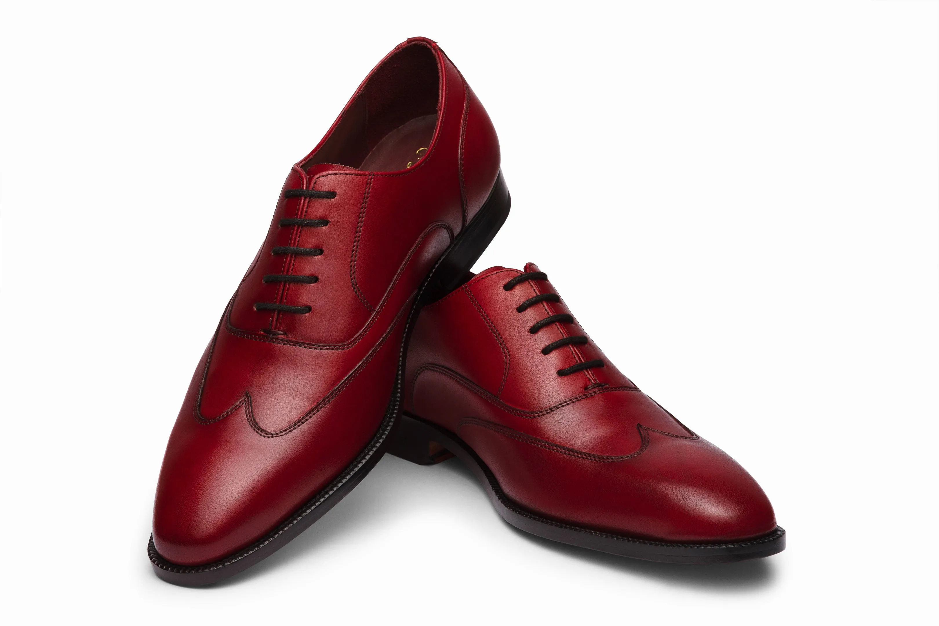 Austerity Brogue Oxford - Dark Oxblood