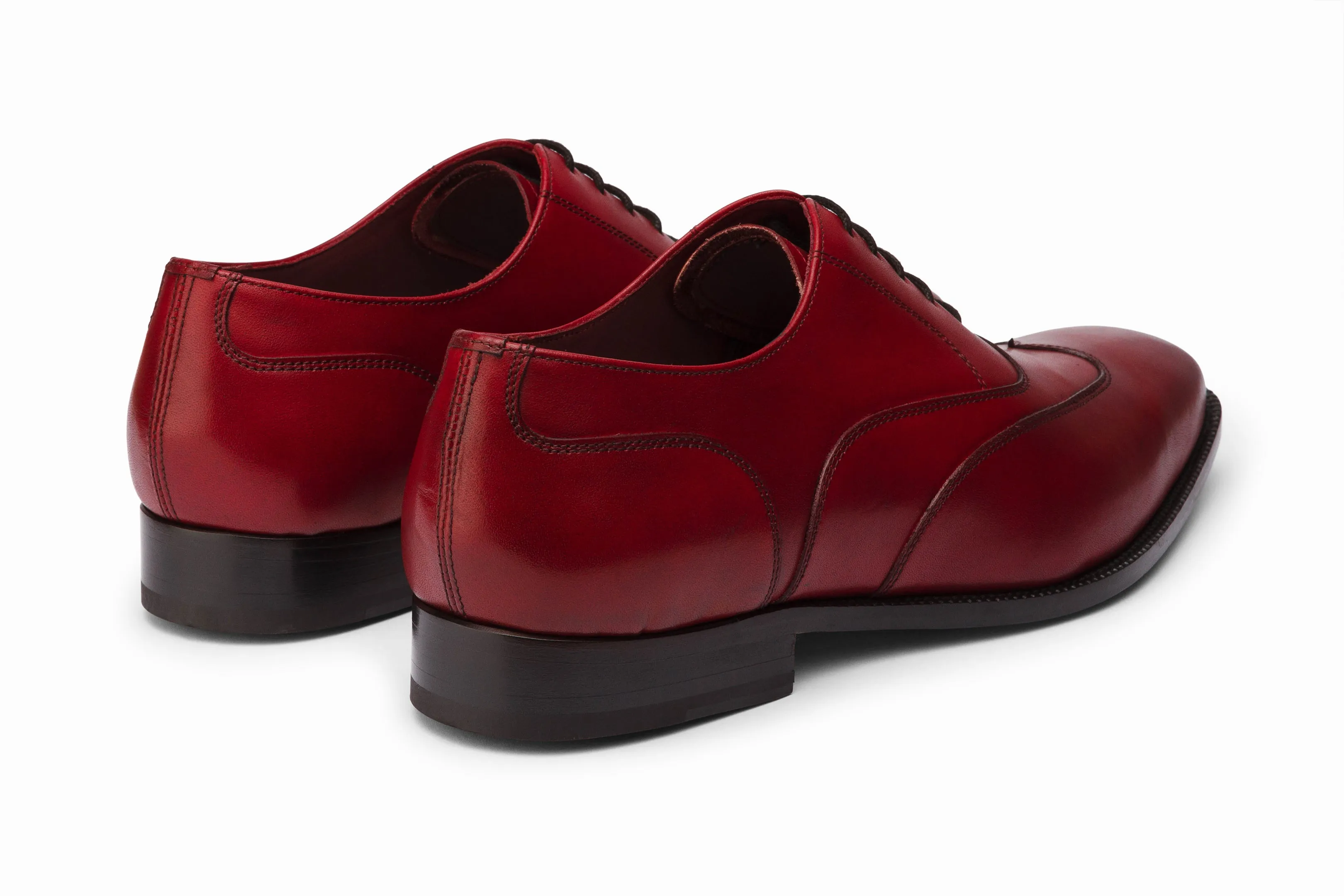 Austerity Brogue Oxford - Dark Oxblood