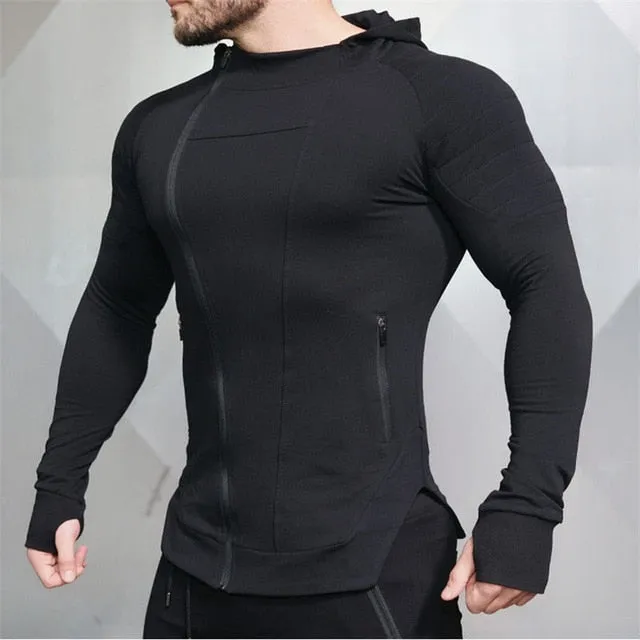 Autumn Newest Fitness Men Gyms Hoodie