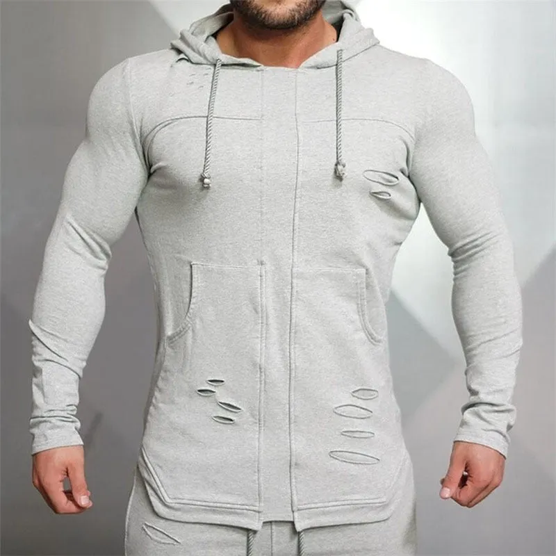 Autumn Newest Fitness Men Gyms Hoodie