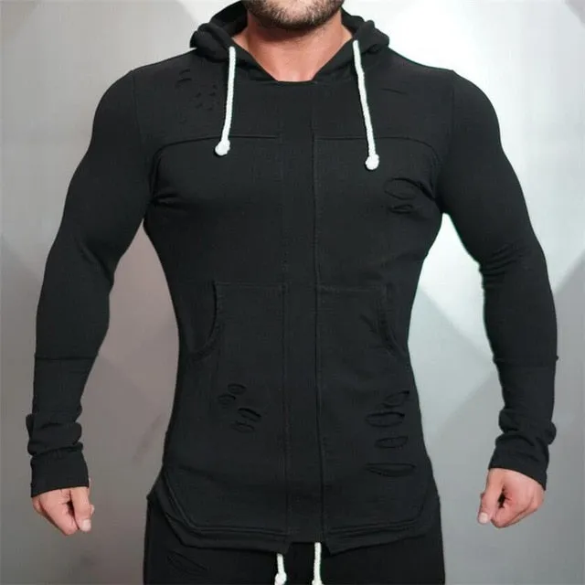 Autumn Newest Fitness Men Gyms Hoodie