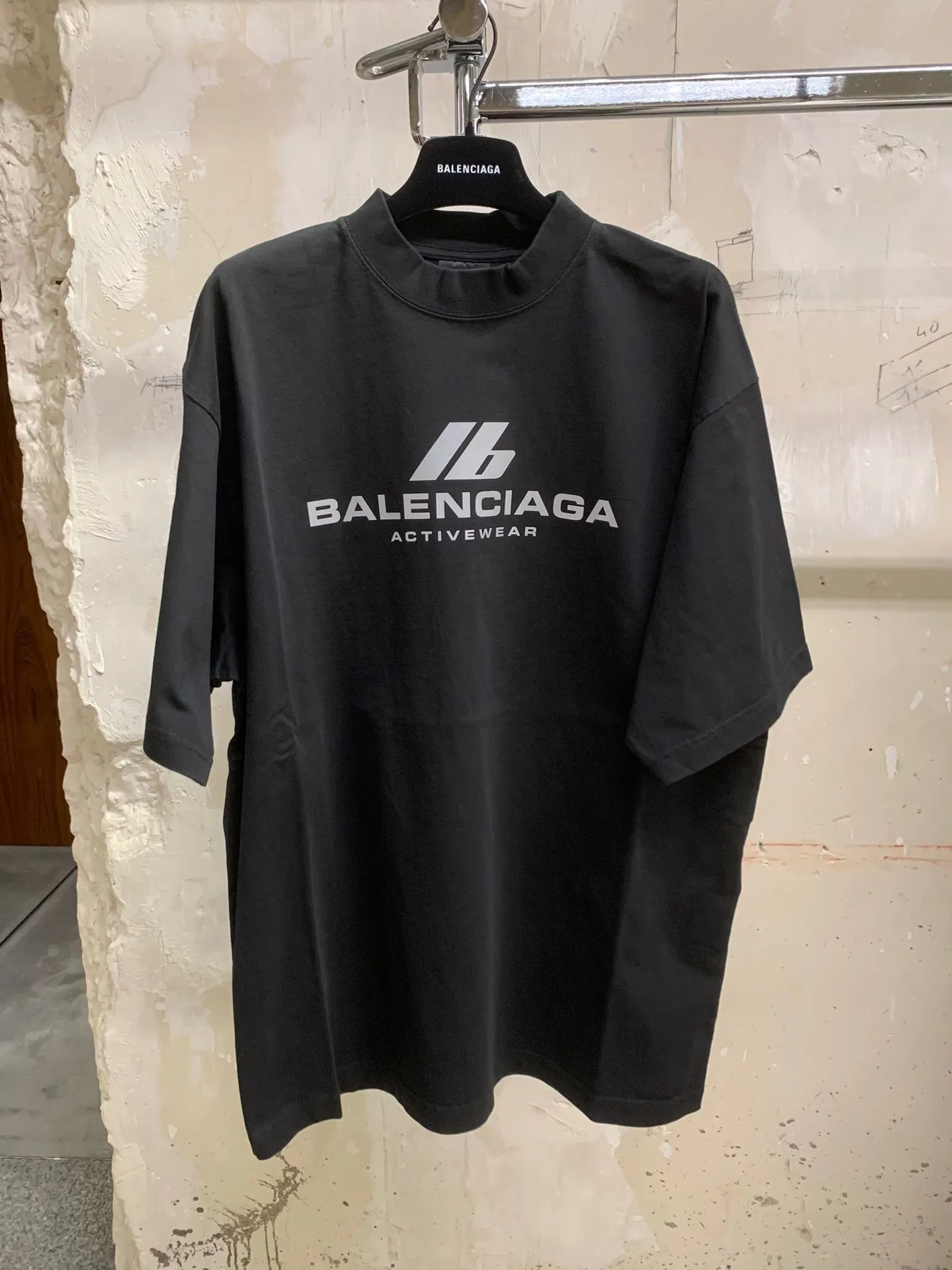 BALENCIAGA  |Crew Neck Pullovers Unisex Street Style Collaboration Plain