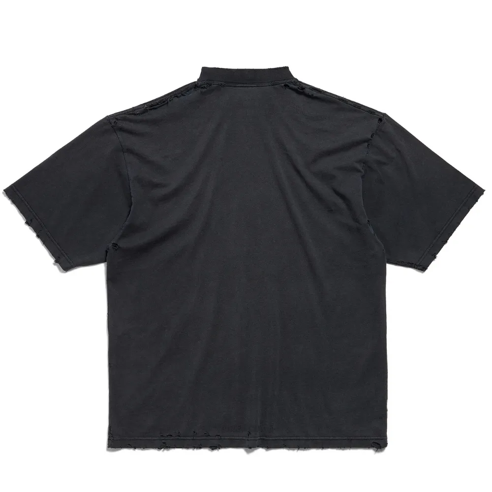 BALENCIAGA  |Crew Neck Pullovers Unisex Street Style Cotton Short Sleeves