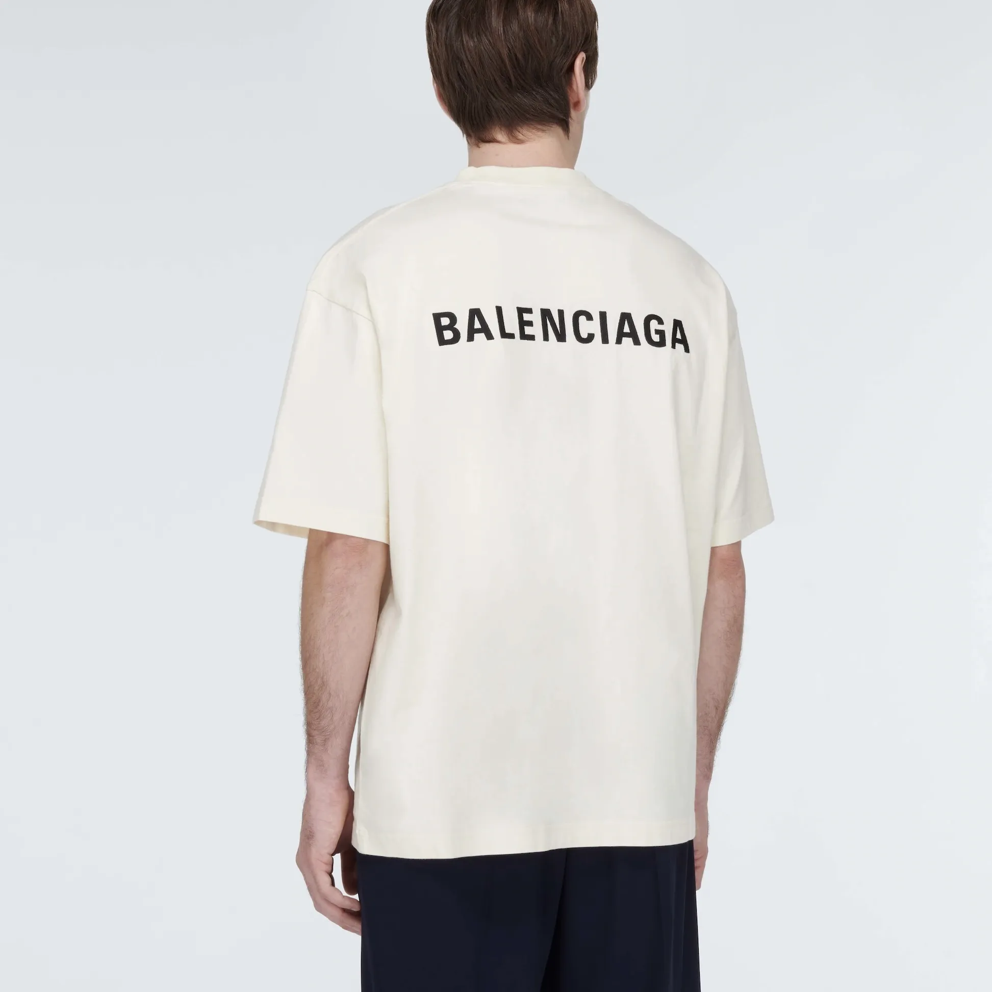 BALENCIAGA  |Pullovers Unisex Street Style U-Neck Plain Cotton