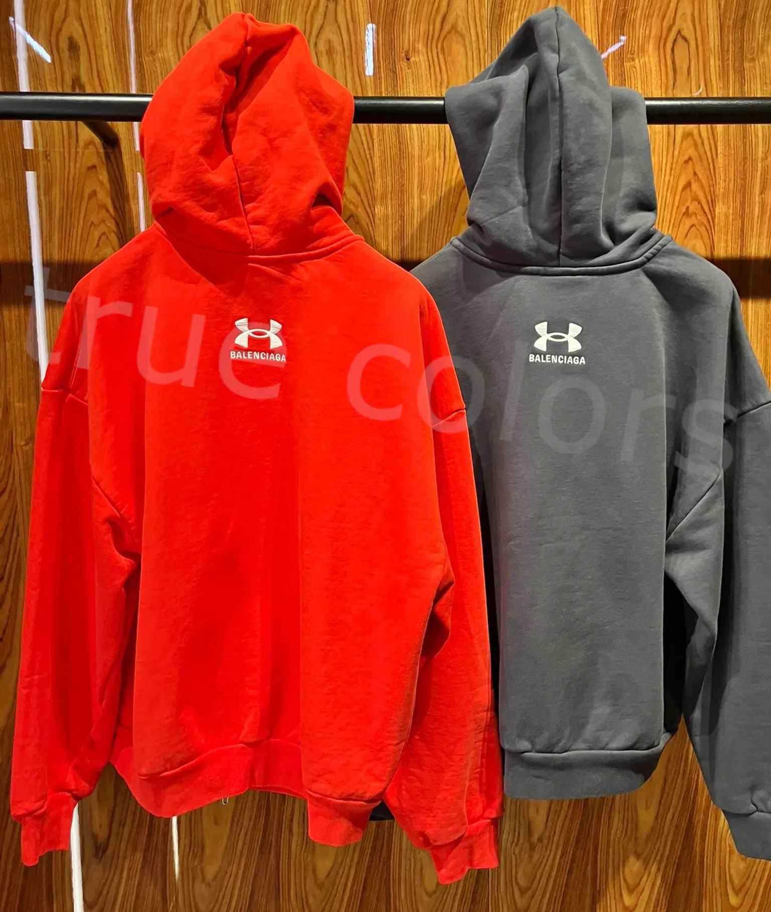 BALENCIAGA  |Under Armour® Zip-up Hoodie Regular Fit in Black/white