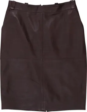 Beautiful Leather Skirt by Loro Piana | ThriftTale