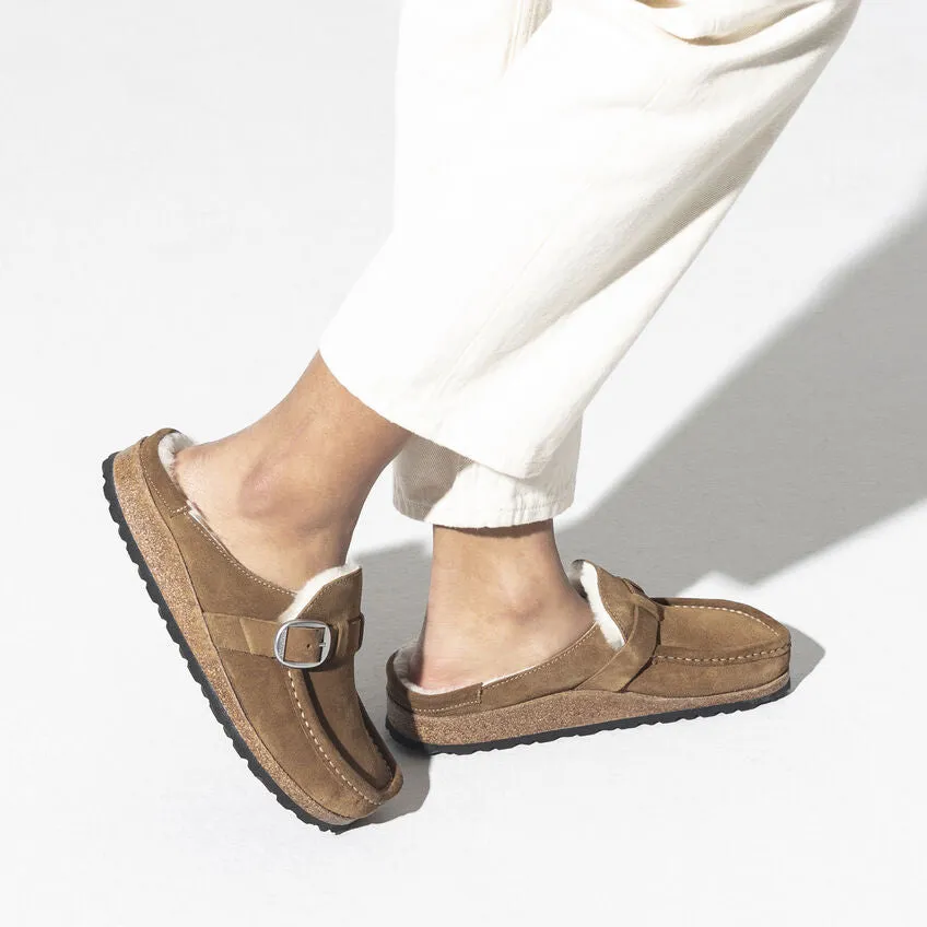 BIRKENSTOCK BUCKLEY SUEDE W/ SHEARLING