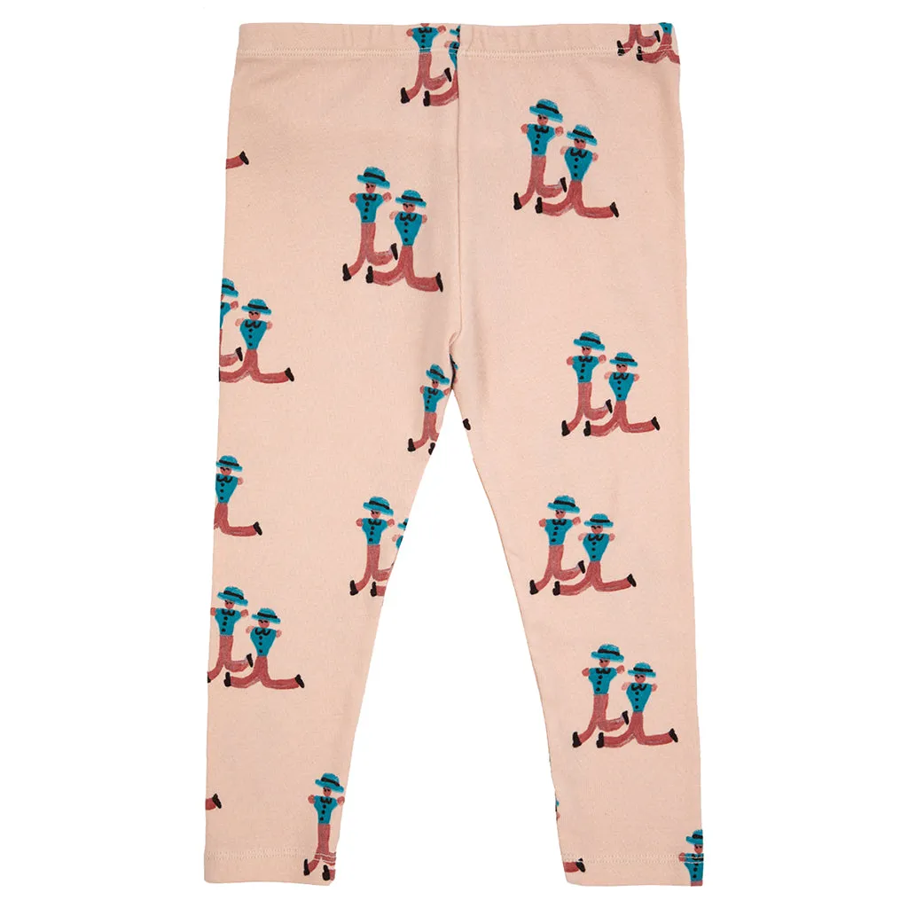 Bobo Choses Baby Dancing Giants All Over Leggings Light Pink