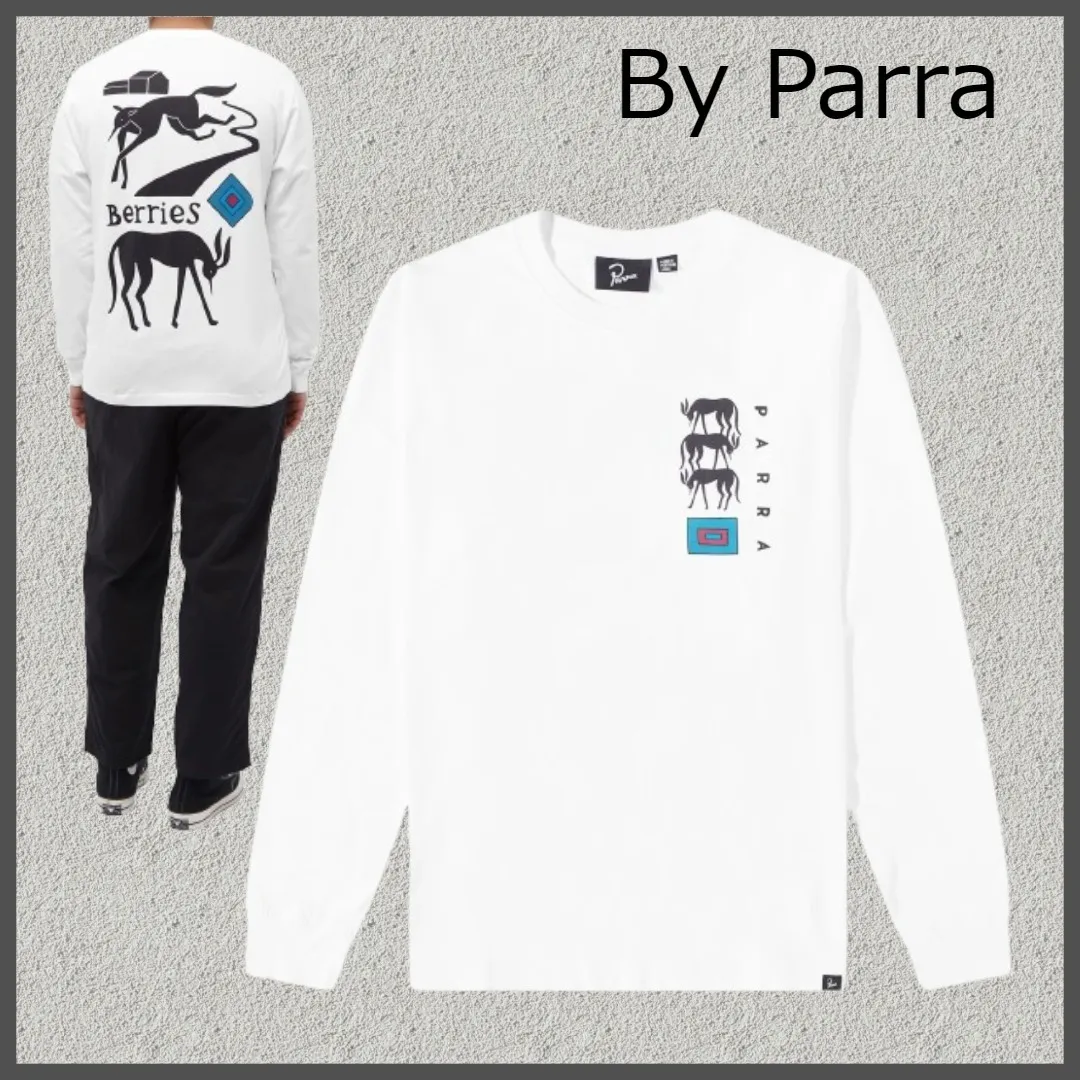 by Parra  |Crew Neck Street Style Long Sleeves Other Animal Patterns