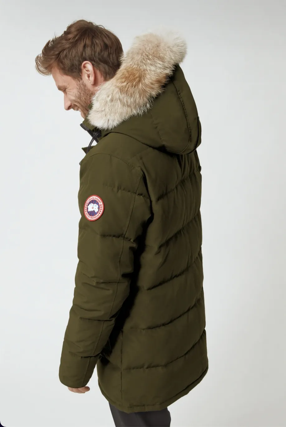 Canada Goose Men's Carson Parka with Fur - Military Green