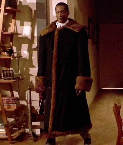 Candyman Anthony McCoy (Yahya Abdul-Mateen II) Shearling Coat