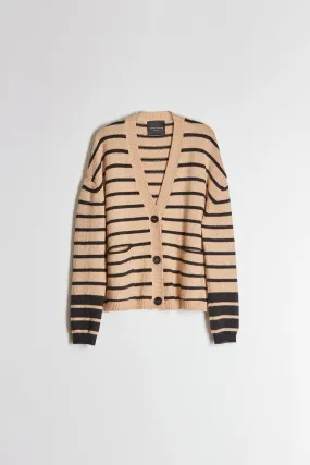 Cardigan a righe Roberto Collina