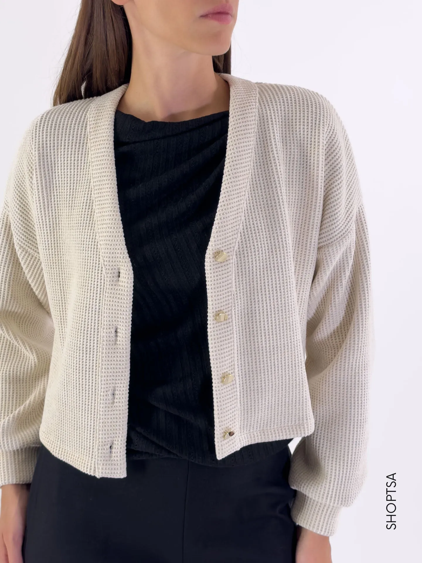 Cardigan corto ciniglia - Angy Six