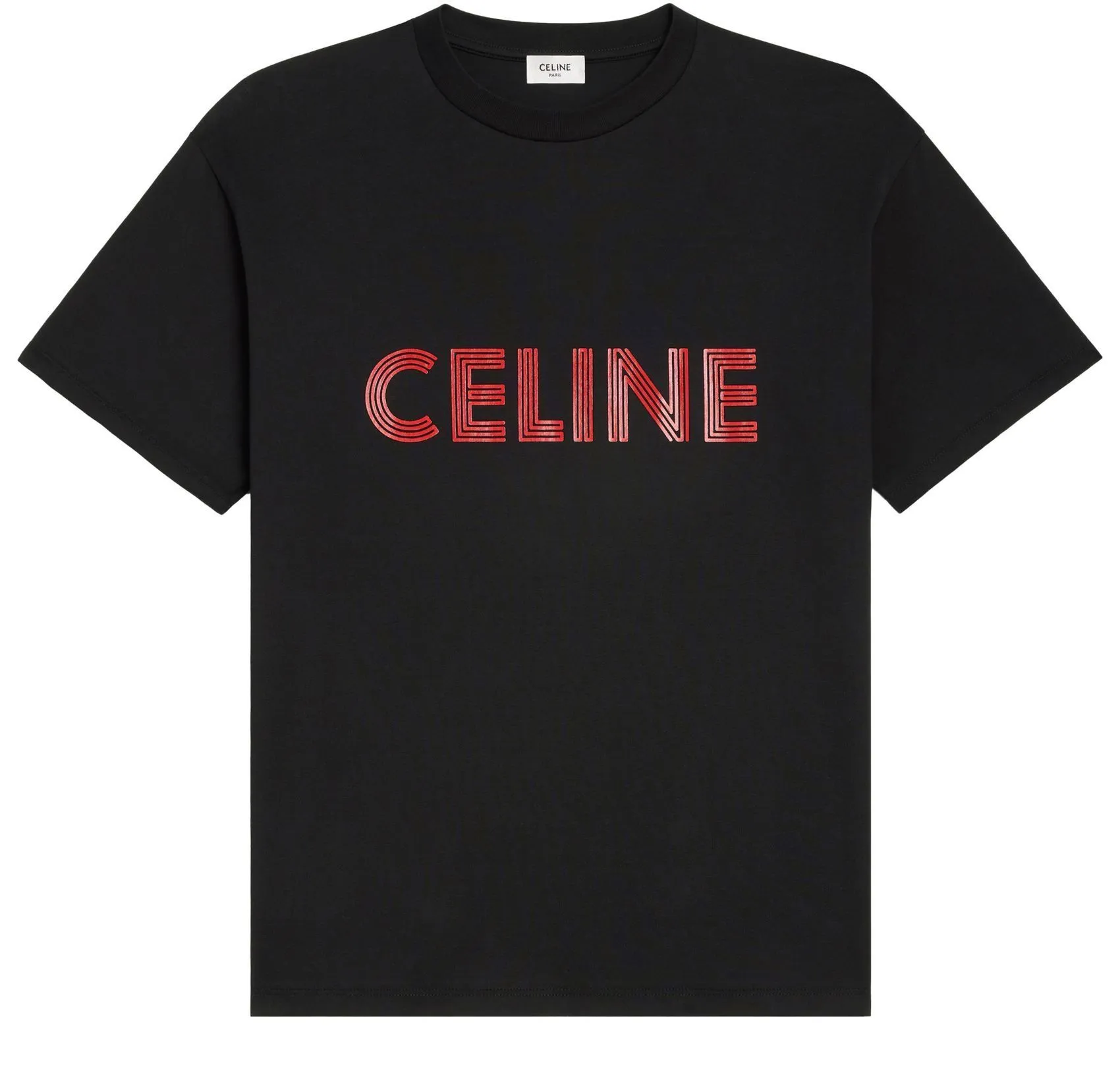 CELINE  |Crew Neck Pullovers Street Style Plain Cotton Short Sleeves