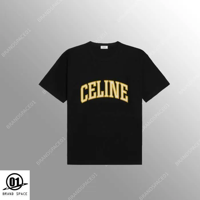 CELINE  |Crew Neck Pullovers Unisex Street Style Plain Cotton