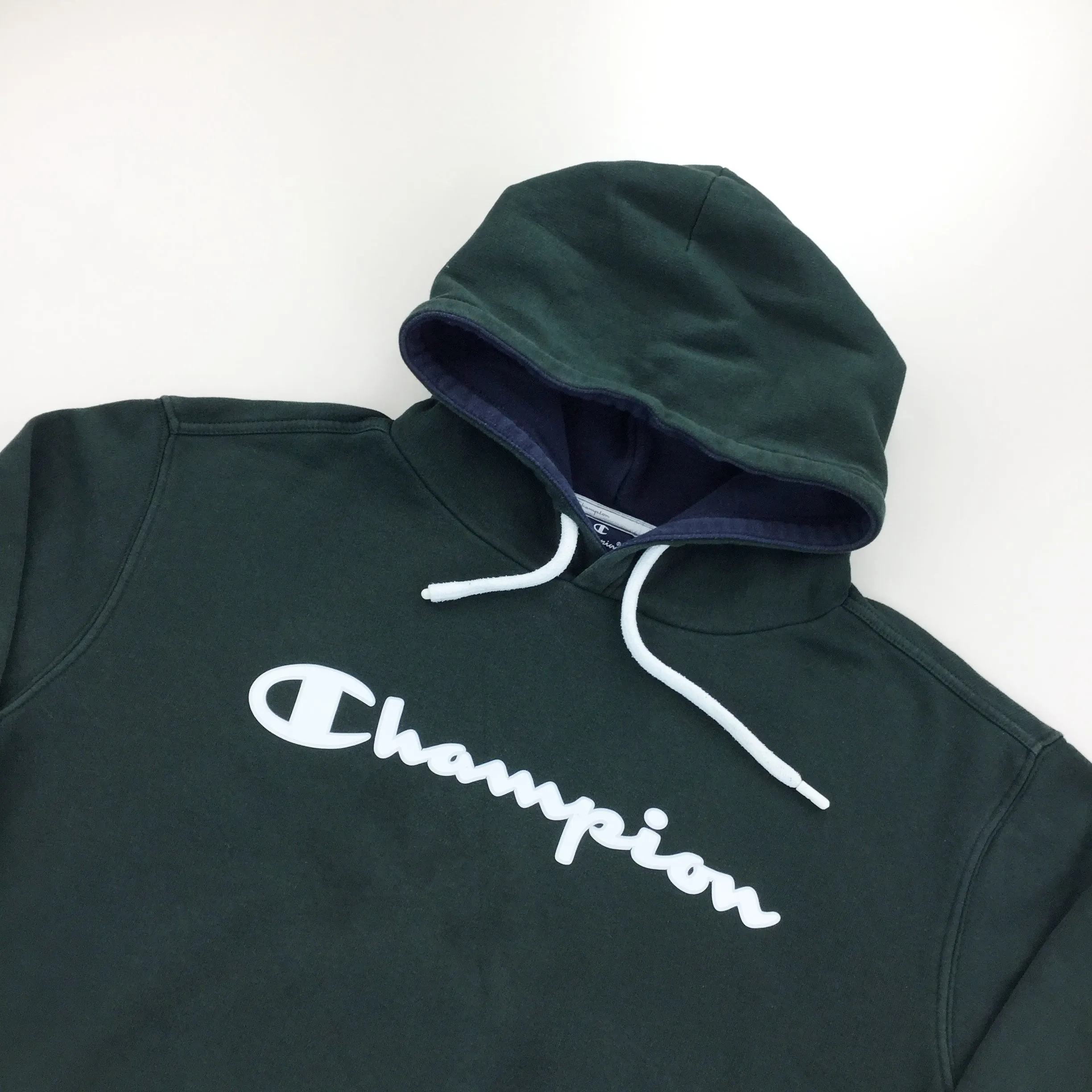 Champion Spellout Hoodie - Large