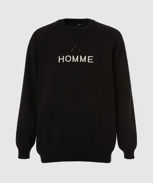 COMME des GARCONS  |Crew Neck Pullovers Unisex Street Style Long Sleeves