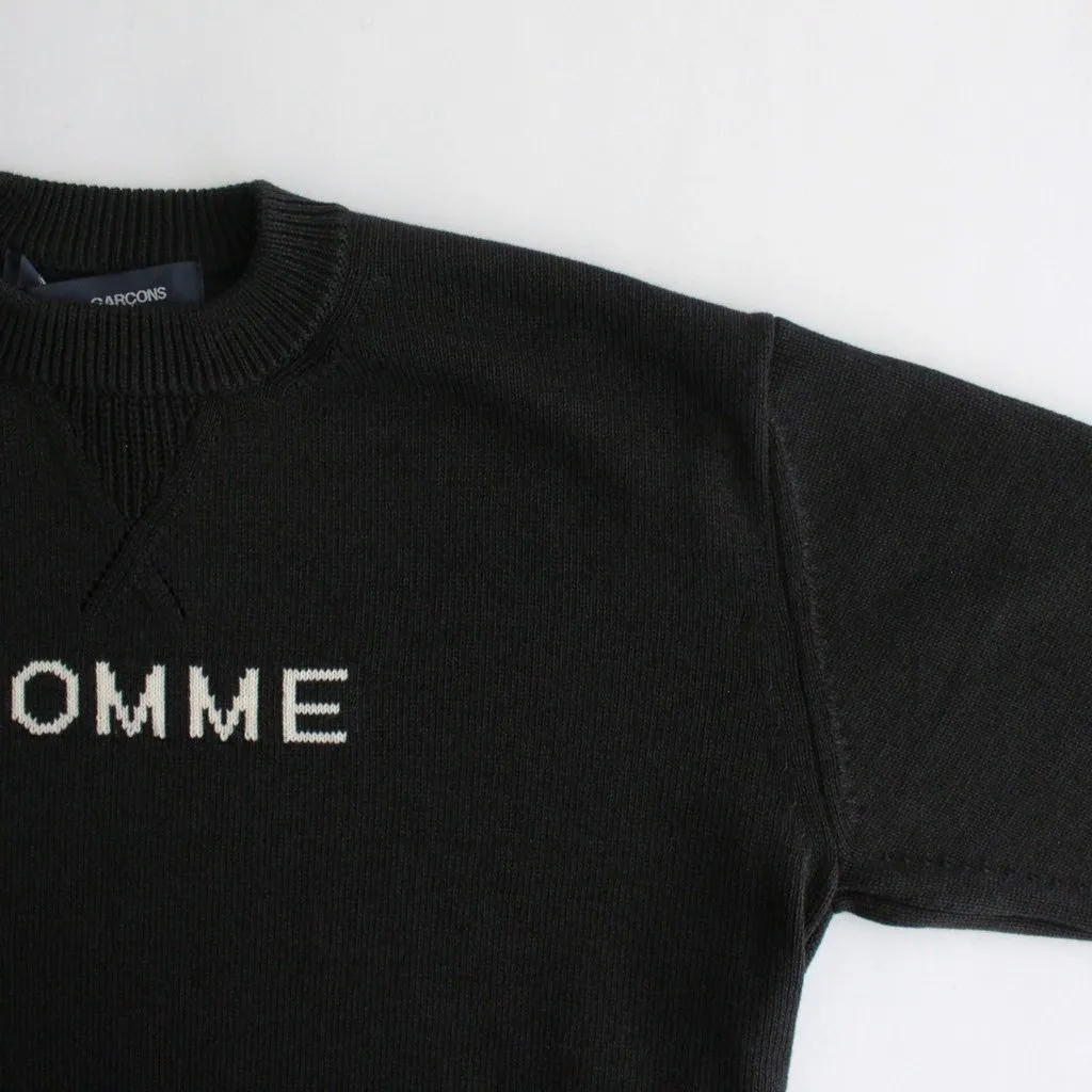 COMME des GARCONS  |Crew Neck Pullovers Unisex Street Style Long Sleeves