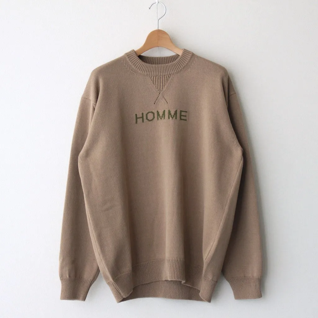 COMME des GARCONS  |Crew Neck Pullovers Unisex Street Style Long Sleeves