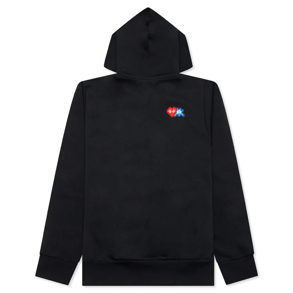 Comme des Garcons PLAY x the Artist Invader Women's Full-Zip Hoodie - Black