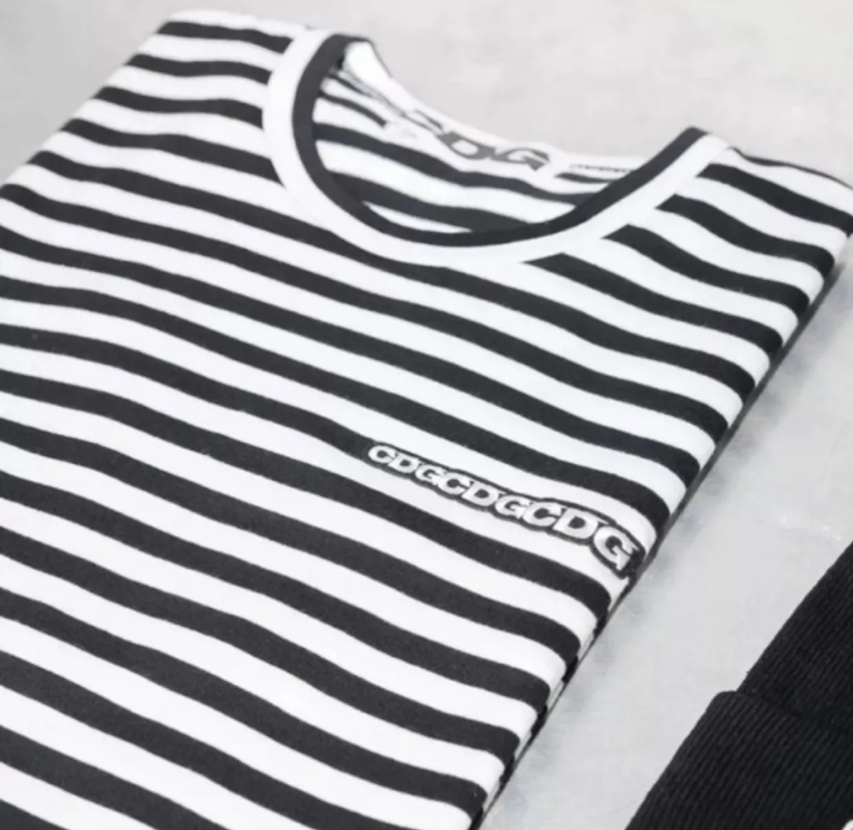 COMME des GARCONS  |Stripes Unisex Street Style Long Sleeves Long Sleeve T-shirt