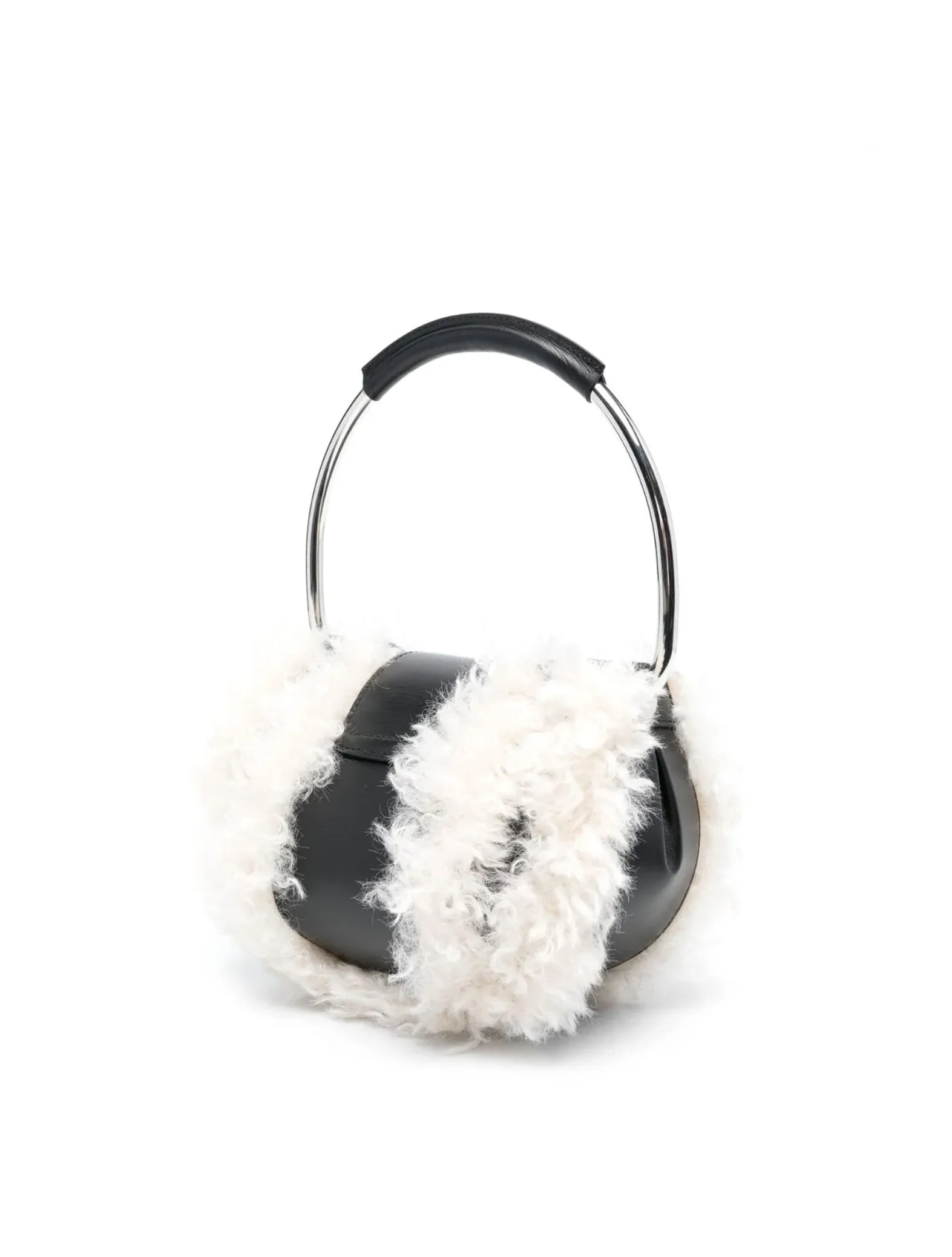 Coperni Faux Shearling Ring Pouch