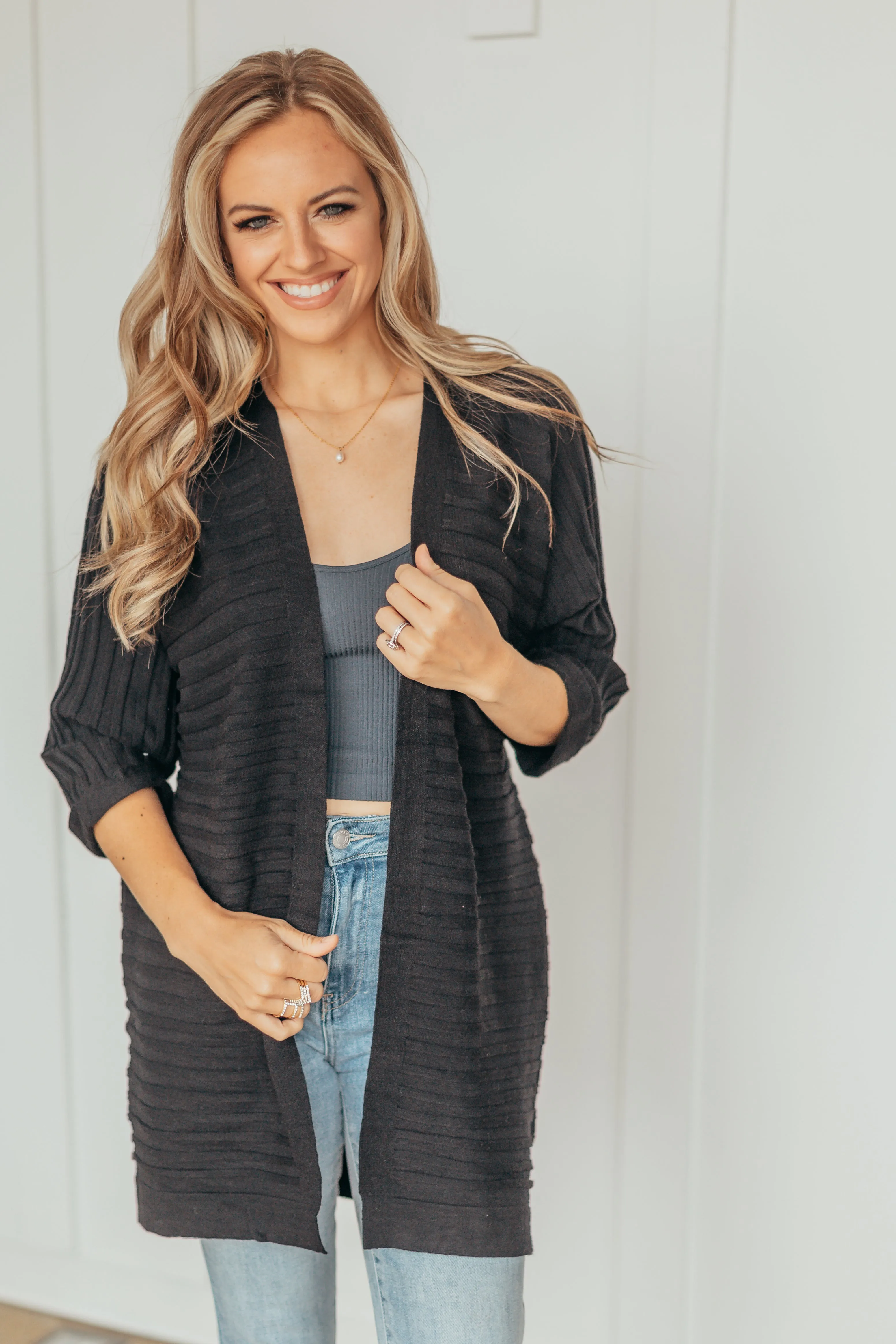 Courtney Ribbed Cardigan - 3 Colors