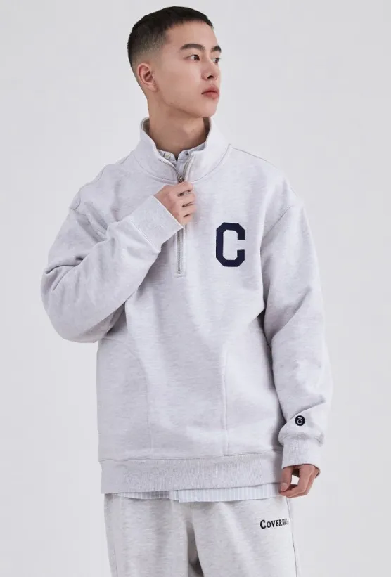 COVERNAT  |Unisex Street Style Long Sleeves Cotton Logo