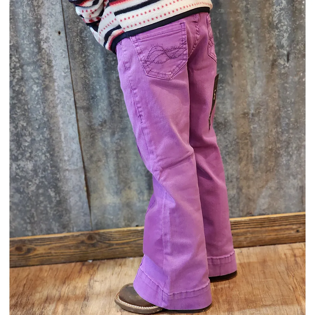 Cowgirl Tuff Girls Grape Escape Trousers