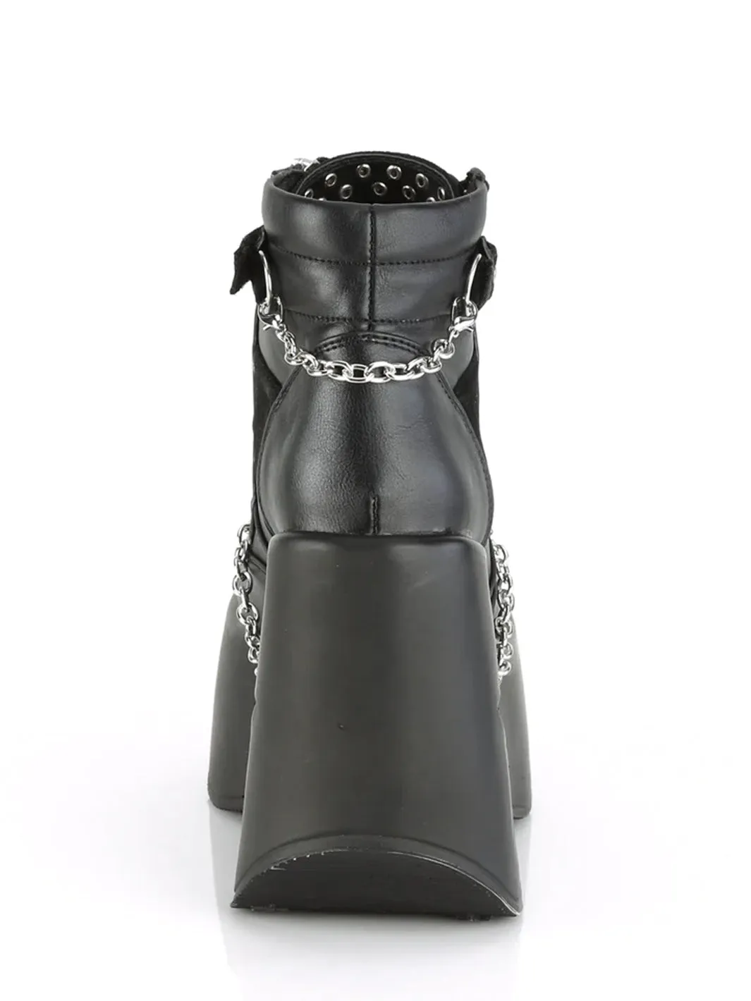 DEMONIA DYNAMITE-101 - BLACK VEGAN LEATHER  PRE ORDER 