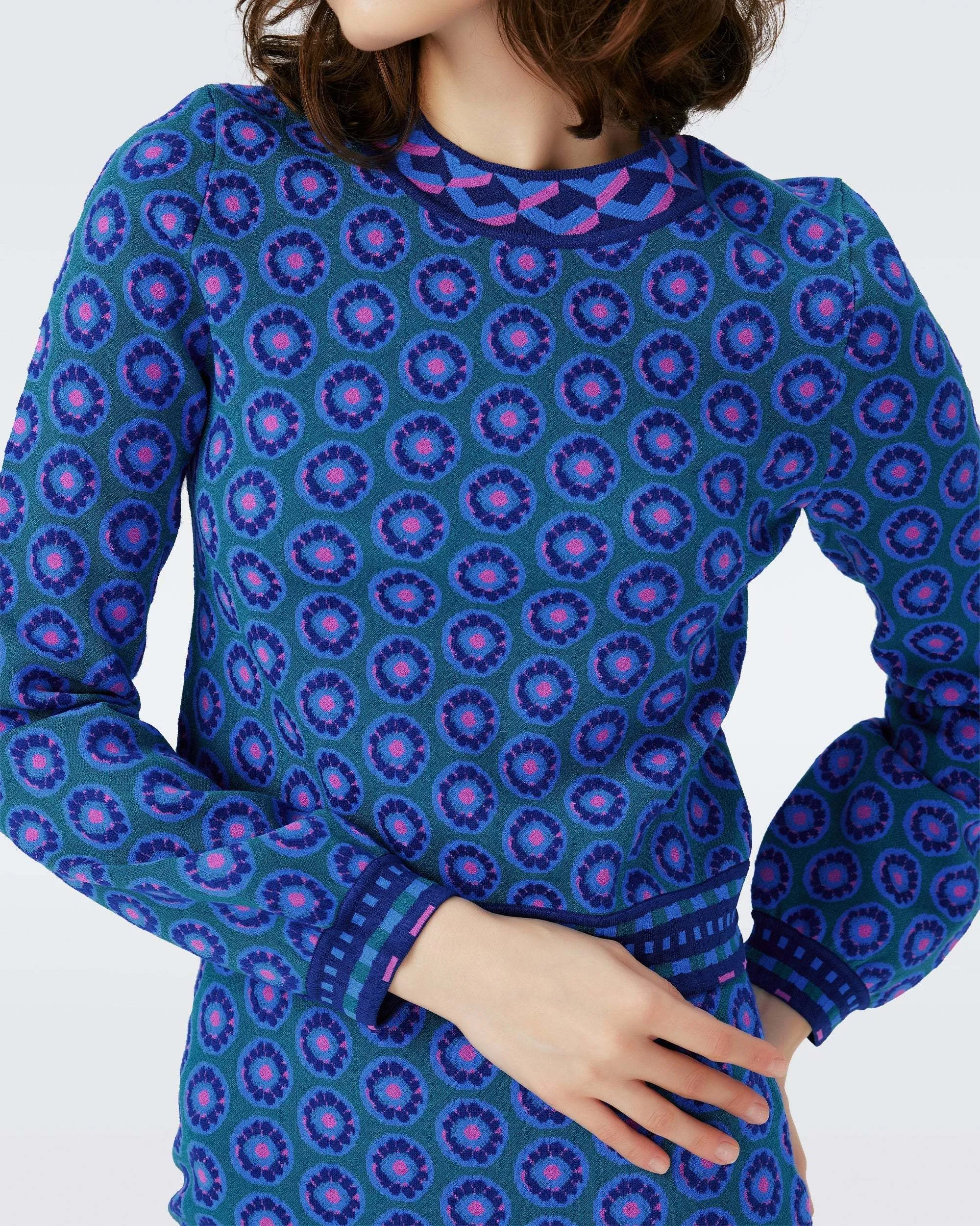 DIANE von FURSTENBERG  |Long Sleeves V-neck & Crew neck