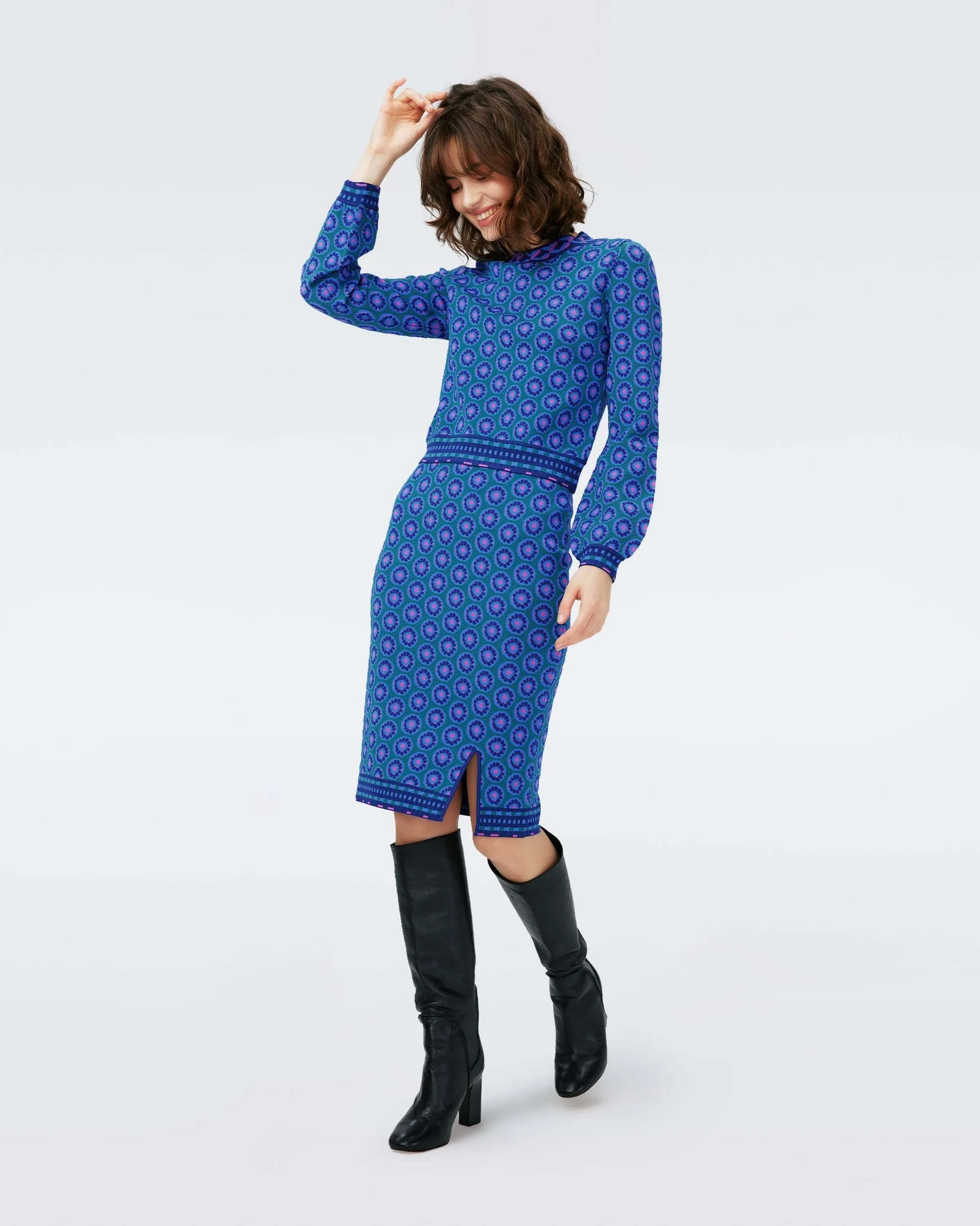 DIANE von FURSTENBERG  |Long Sleeves V-neck & Crew neck