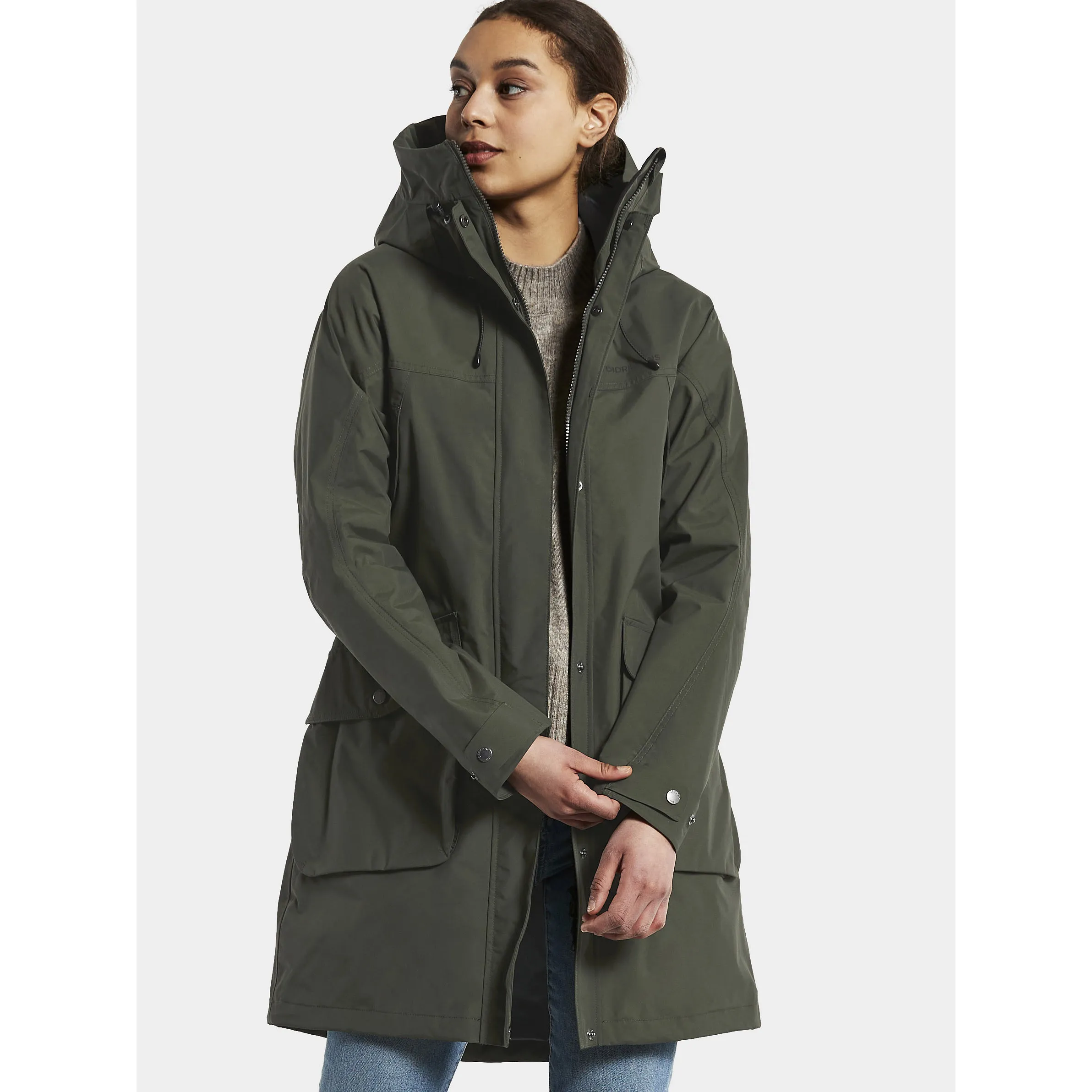 Didriksons Thelma Women's Parka 6 Deep Green | Buy Didriksons Thelma Women's Parka 6 Deep Green here | Outnorth