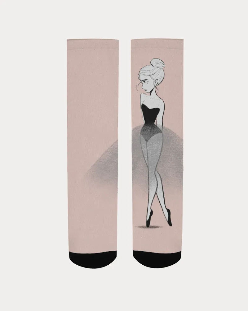 DOLLY DOODLING Ballerina Dolly pink Women's Socks