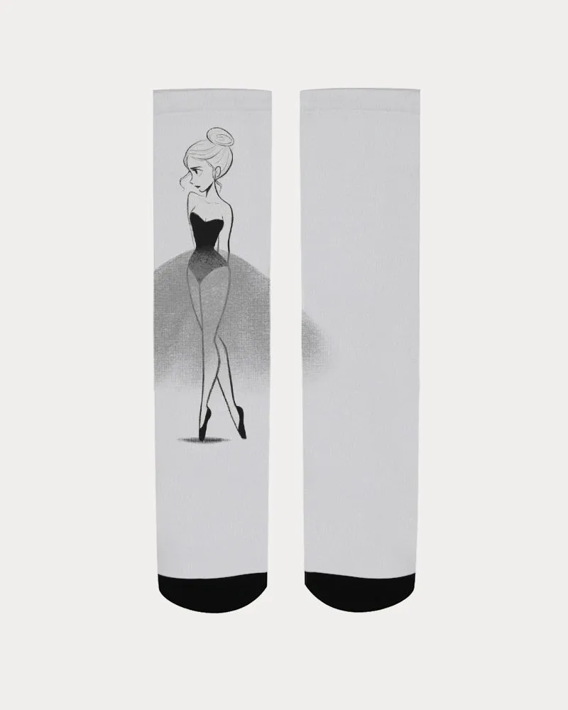 DOLLY DOODLING Ballerina Women's Socks