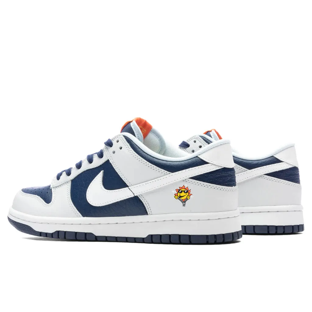 Dunk Low UV Reactive (GS) - Photon Dust/White/Midnight Navy