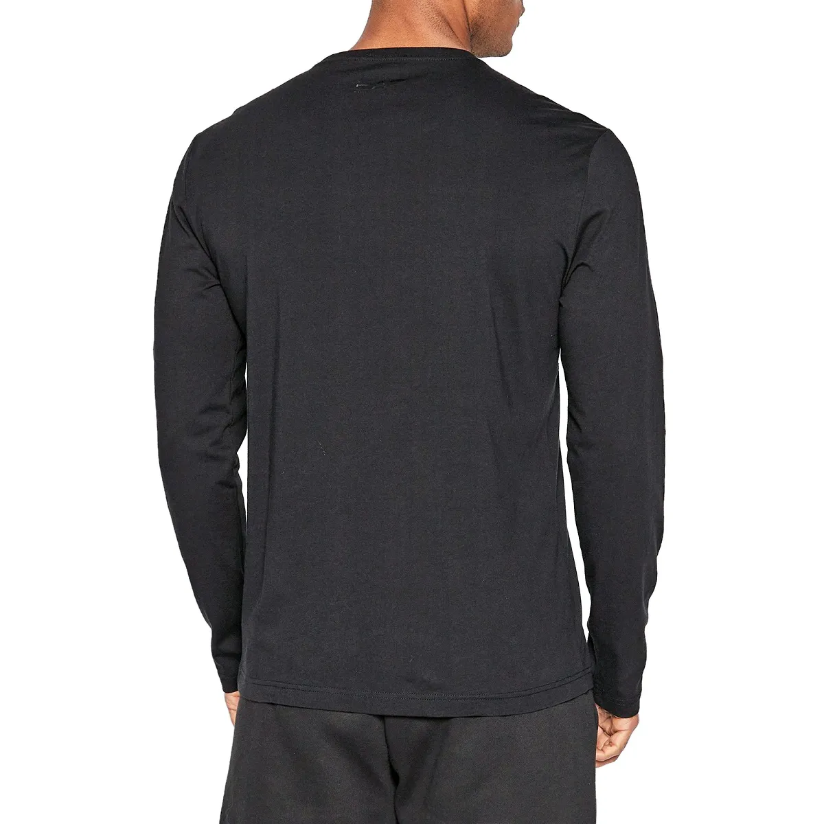 EMPORIO ARMANI  |Crew Neck Street Style Long Sleeves Plain Cotton